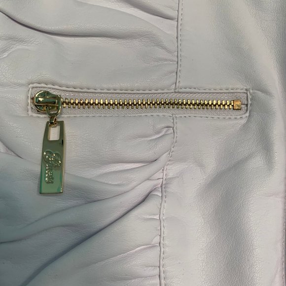 GUESS White Faux Leather Jacket - Picture 2 of 5